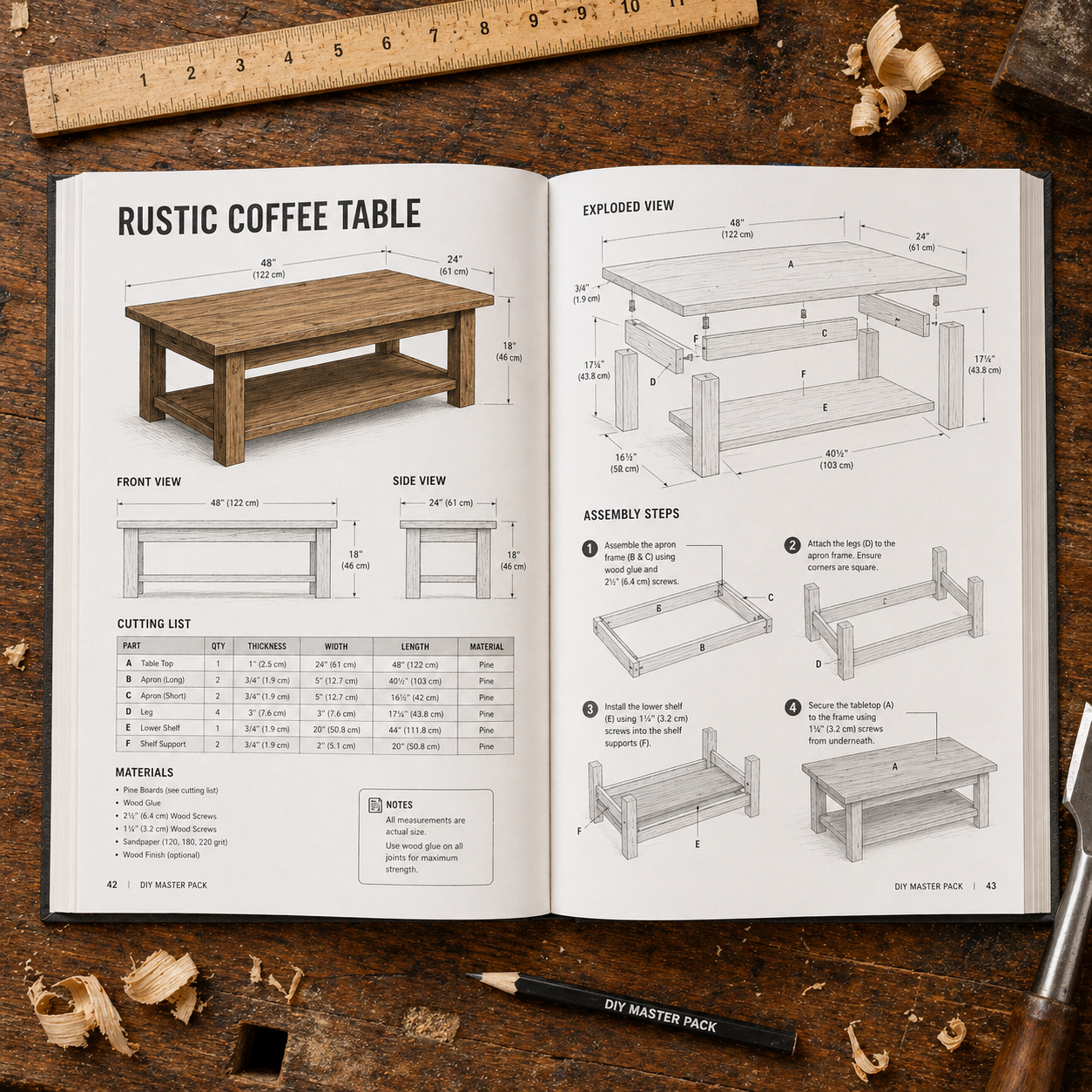 DIY Master Pack  100+ Wood Projects