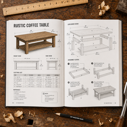 DIY Master Pack  100+ Wood Projects
