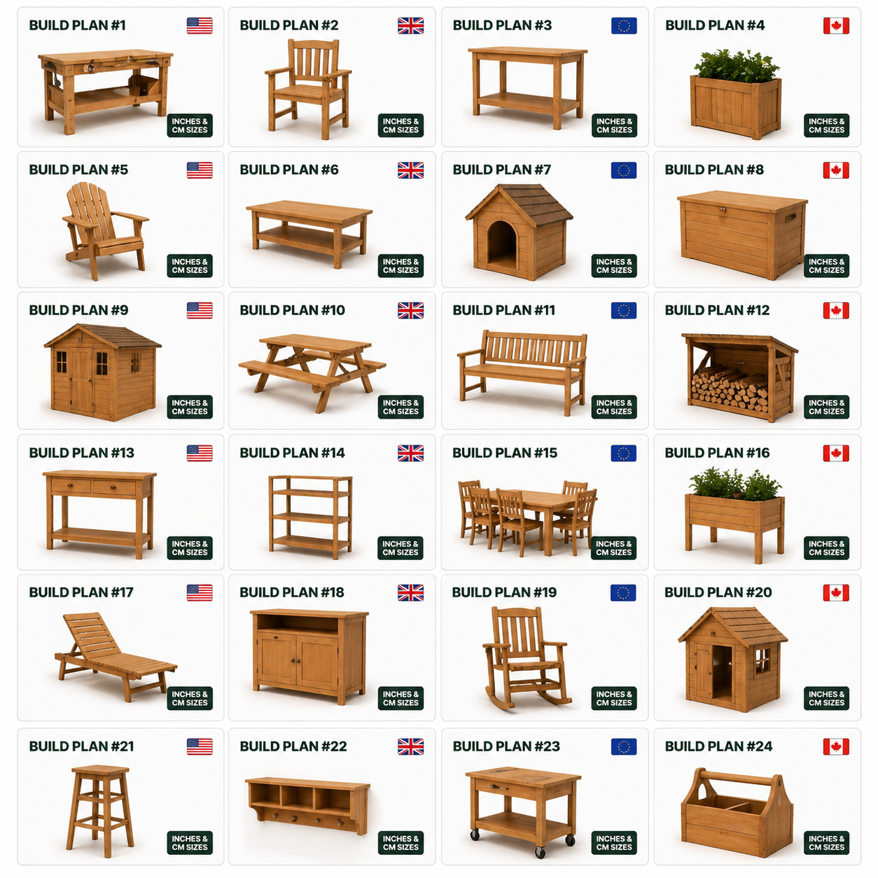 DIY Master Pack  100+ Wood Projects